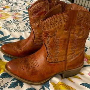 Free People Vegan Ranch Boot Cognac